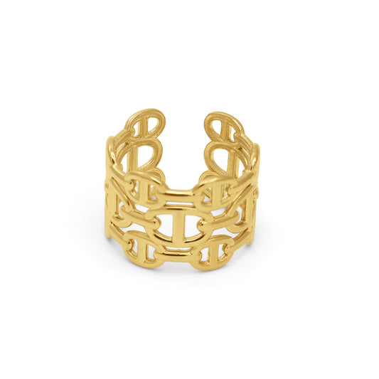 BAGUE ENTRELACÉE