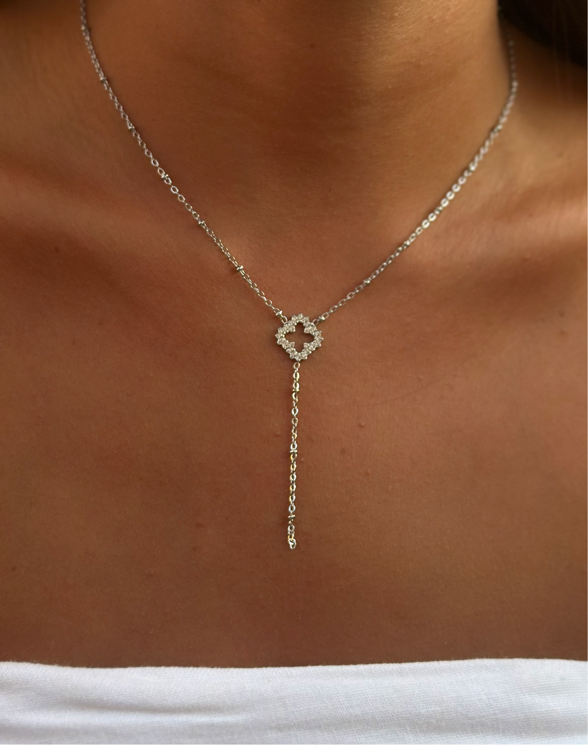 Collier sara argenté