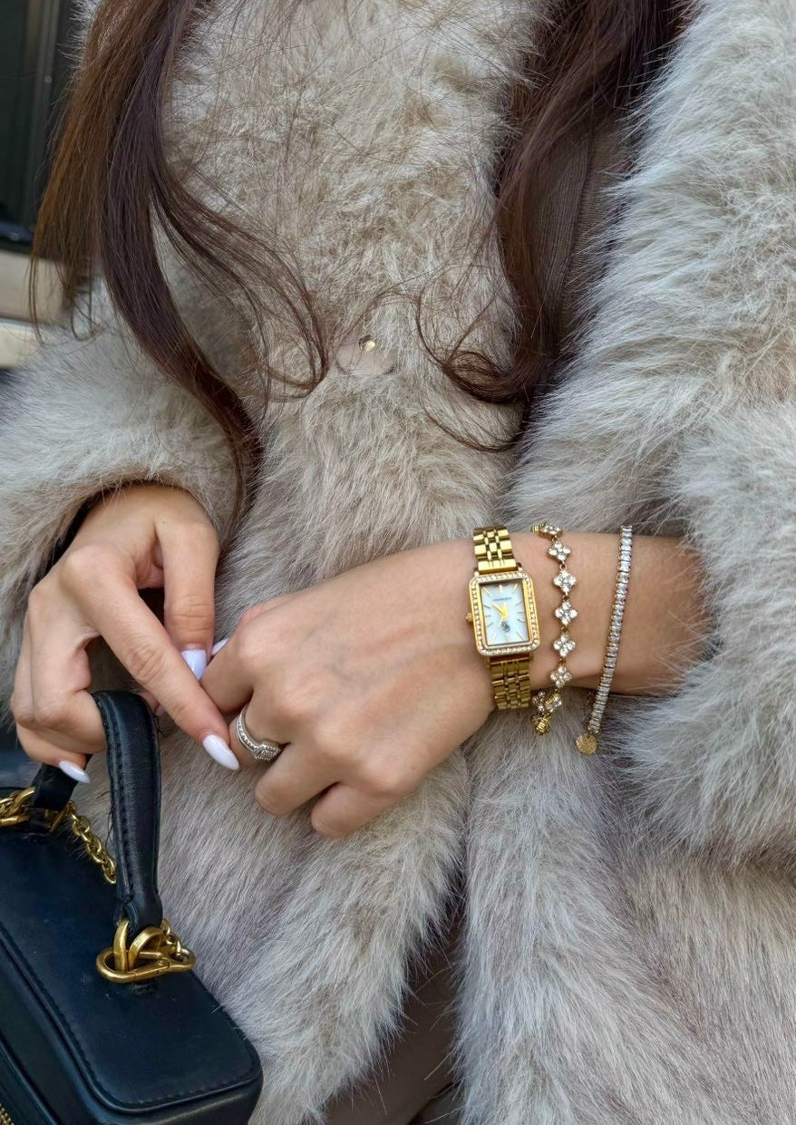 Gold sapphire bracelet