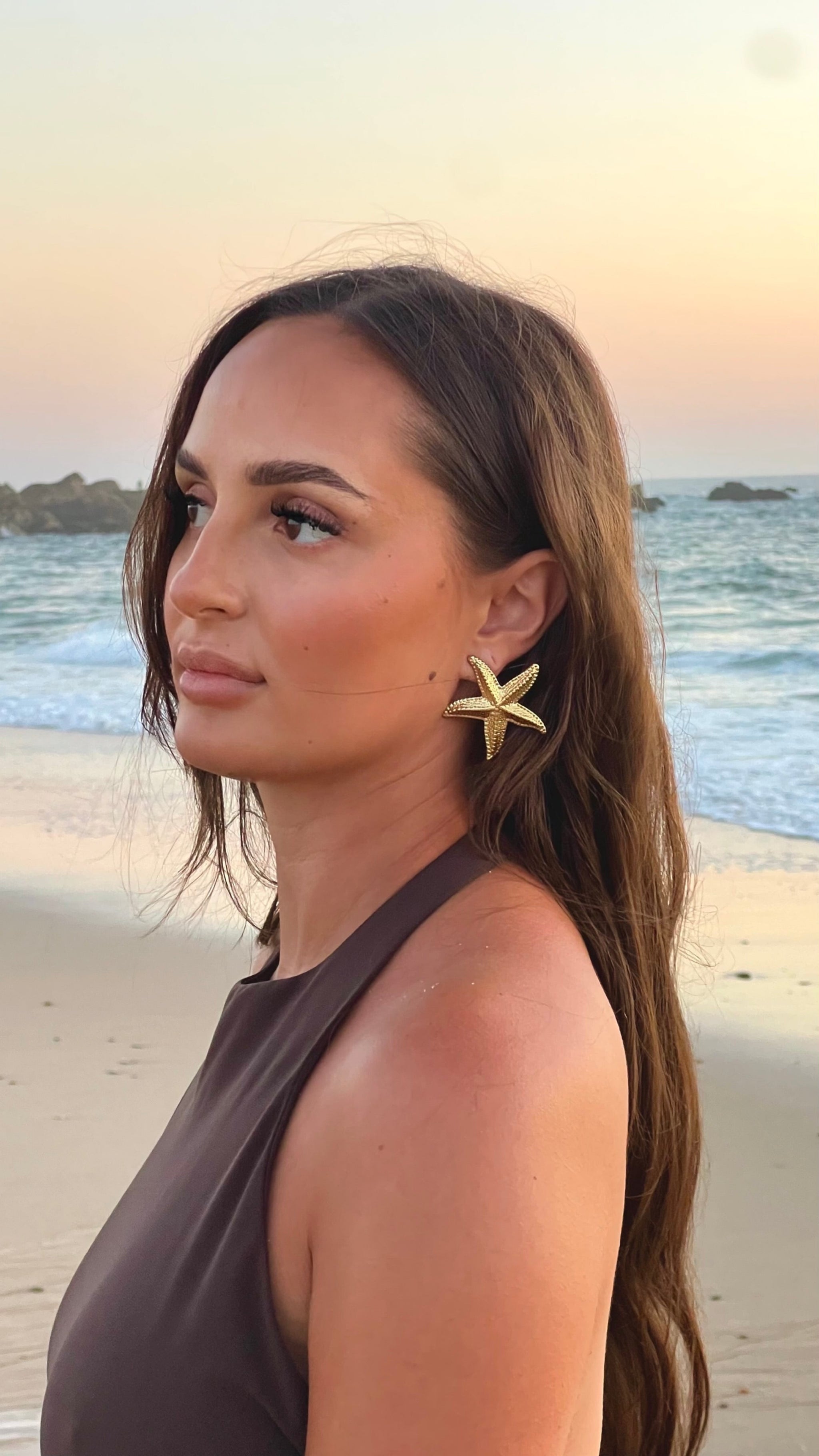 BOUCLES D’OREILLES ÉTOILE MER