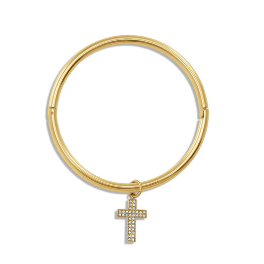 JONC CROIX STRASS