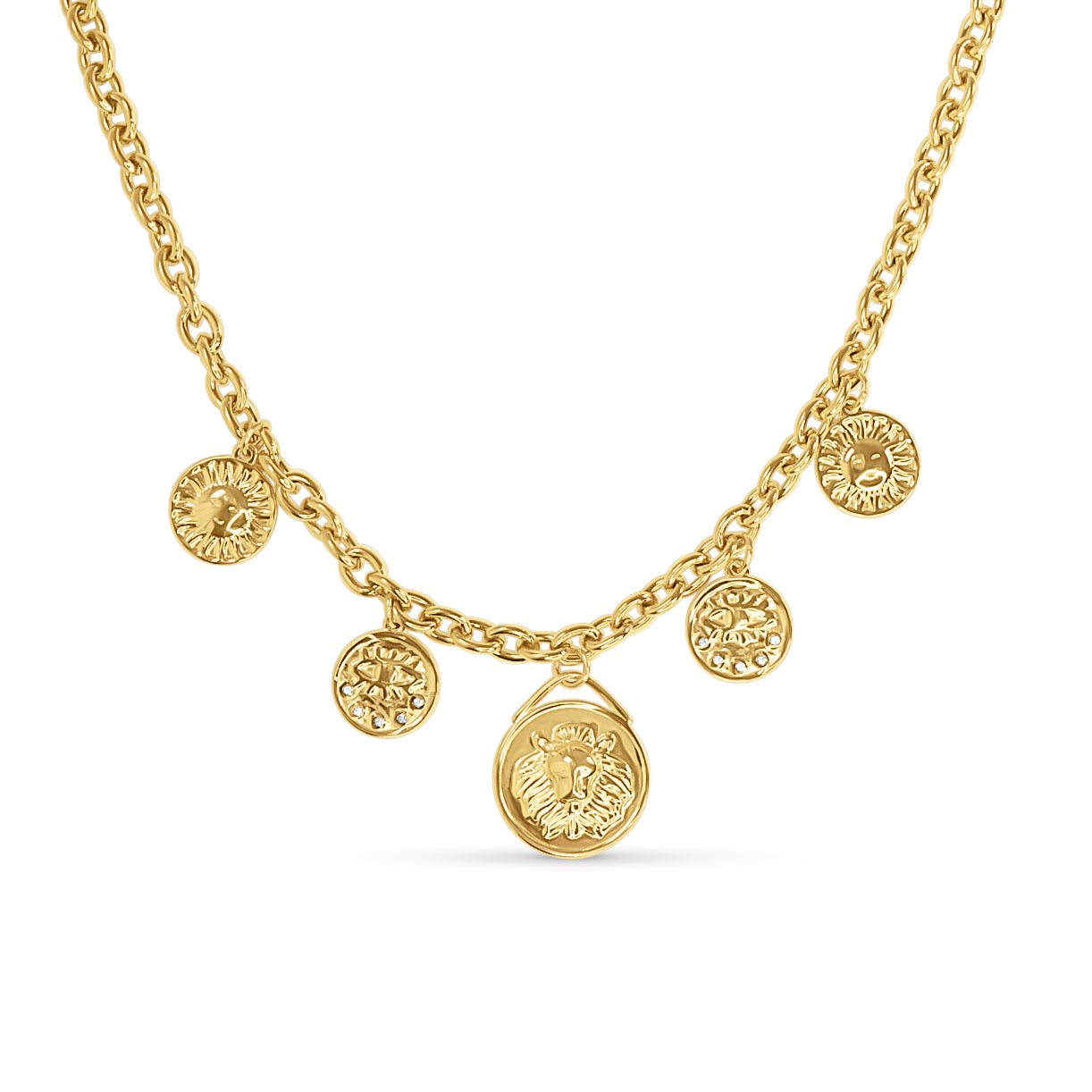 Collana con monete 