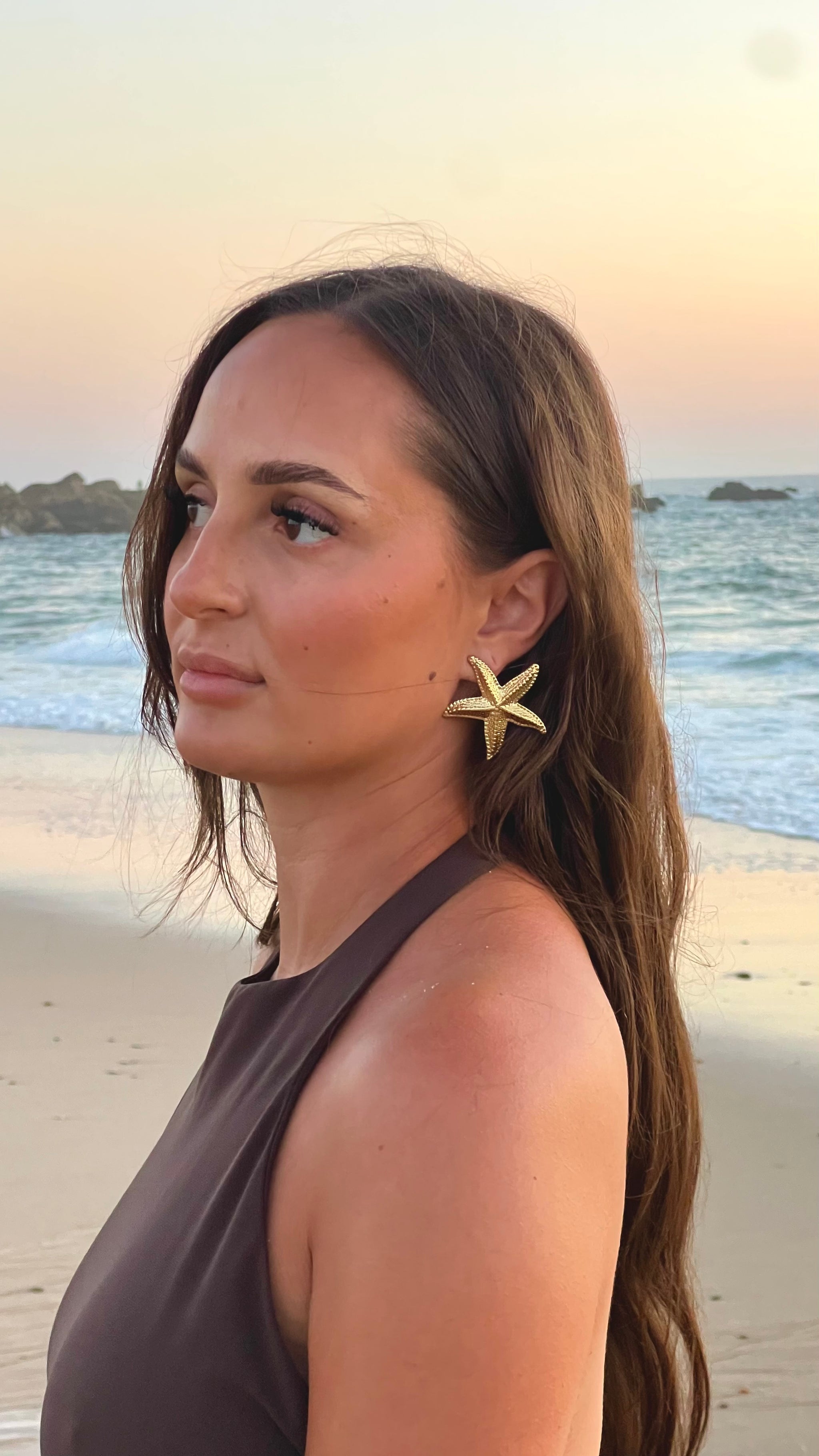 BOUCLES D’OREILLES ÉTOILE MER