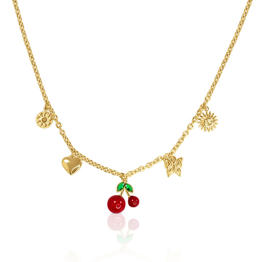COLLIER CERISE