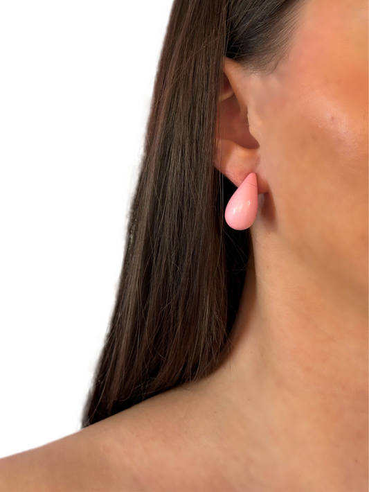 PINK DROP EARRINGS