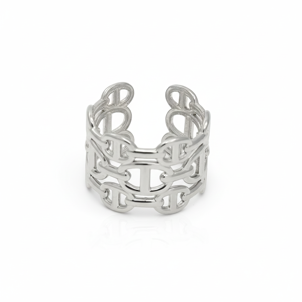 Anello a maglie intrecciate 