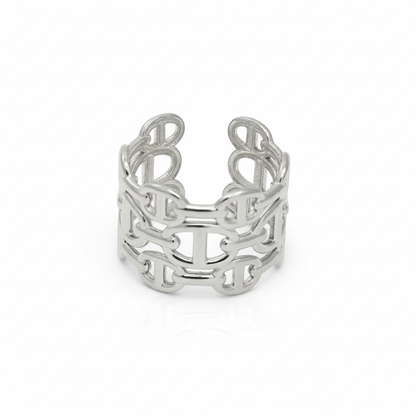 Anello a maglie intrecciate 