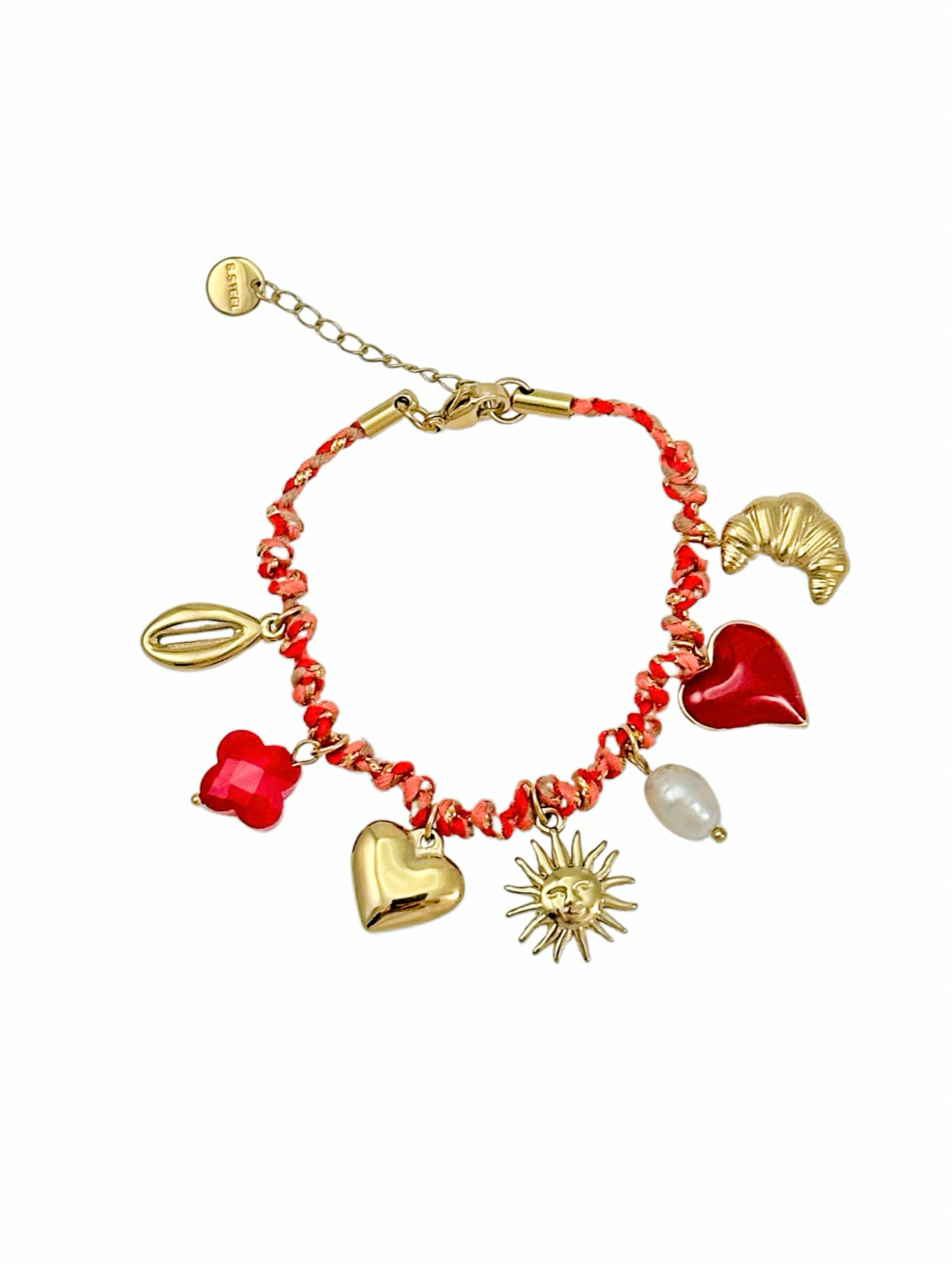 Bracelet Bali rouge