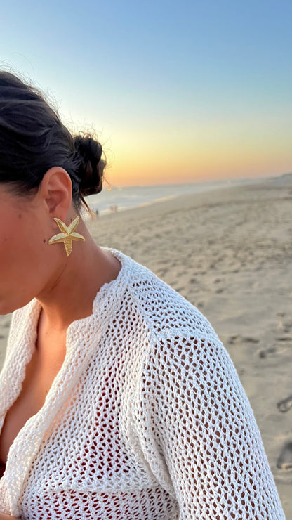 BOUCLES D’OREILLES ÉTOILE MER